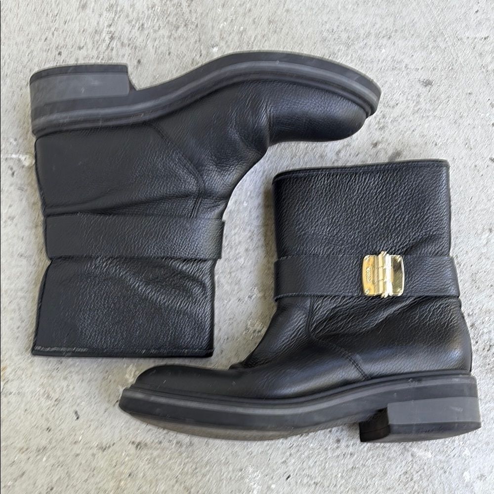 Furla leather ankle boots